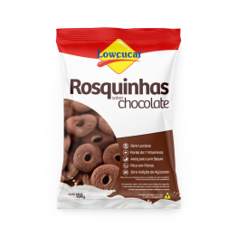 Rosquinha sabor Chocolate zero adição de açúcares Lowçucar 150g