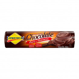 Biscoito Recheado Lowçucar Zero Açucares Sabor Chocolate 120g