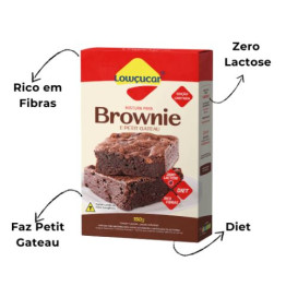 Mistura para Brownie e Petit Gateau Zero Lactose 150g