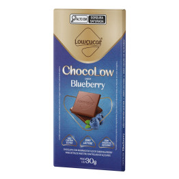 Chocolate c/ Blueberry Zero Açucar e Zero Lactose 30g - Chocolow