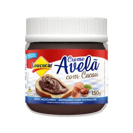 Creme de Avelã Com Cacau Lowçucar Zero Açúcares 150g 