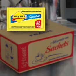 Adoçante Lowçucar Sucralose Sachê Caixa com 1000 x 0,5G