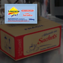 Adoçante Lowçucar Plus Tradicional Sachê Caixa com 1000 x 0,5G