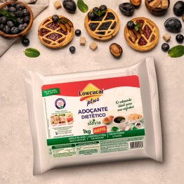 Adoçante Lowçucar Plus com Stevia em Pó Refil 1kg
