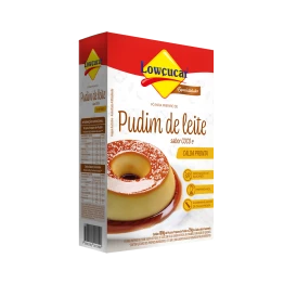 Pudim de leite sabor coco com calda pronta de sabor caramelo Zero Adição de Açúcares.