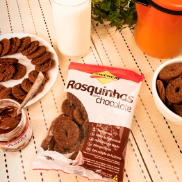 Rosquinha sabor Chocolate zero adição de açúcares Lowçucar 150g