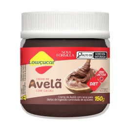 Creme de Avelã Com Cacau Lowçucar Zero Açúcares 150g 