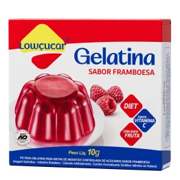 Gelatina Lowçucar Sabor Framboesa 10g
