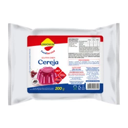 Gelatina Lowçucar Sabor Cereja Refil 200g