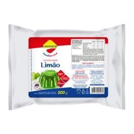Gelatina Lowçucar Sabor Limão Refil 200g