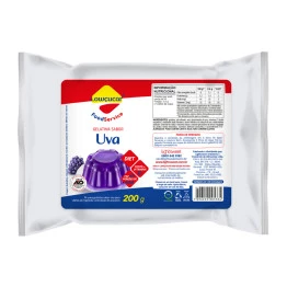Gelatina Lowçucar Sabor Uva Refil 200g