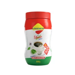Adoçante Lowçucar Plus com Stevia em Pó Pote 300g