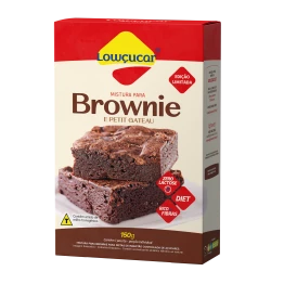 Mistura para Brownie e Petit Gateau Zero Lactose 150g