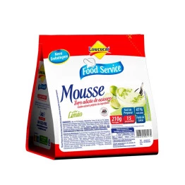 Mousse Lowçucar Zero Açúcares Sabor Limão 210g