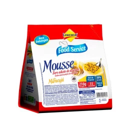 Mousse Lowçucar Zero Açúcares Sabor Maracujá 210g