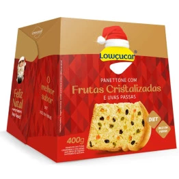 Panettone de Frutas Zero Adição de Açúcares e sem Lactose 400g