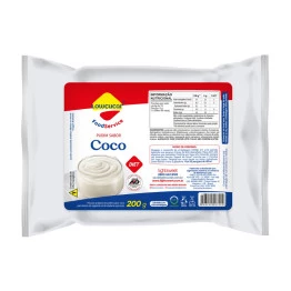 Pudim Lowçucar Zero Açúcares Sabor Coco 200g