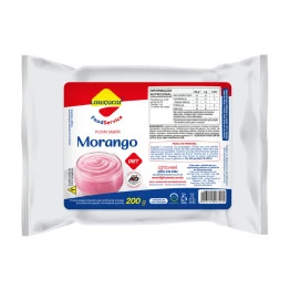 Pudim Lowçucar Zero Açúcares Sabor Morango 200g