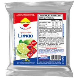 Refresco Magro Sabor Limão Zero Açúcares Refil 80g