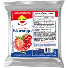 Refresco Magro Sabor Morango Zero Açúcares Refil 80g