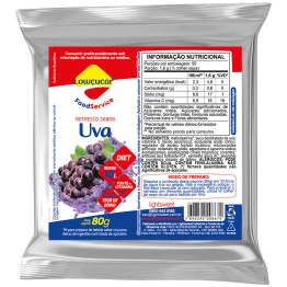 Refresco Magro Sabor Uva Zero Açúcares Refil 80g
